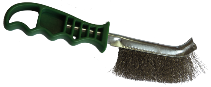 Щетка ручная, гофрированная нержавеющая сталь FW-XSS1 (код 9-041)